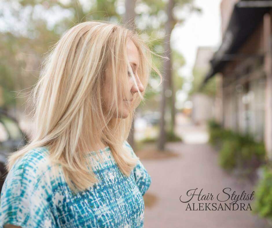 Jelena S Stunning Champagne Blonde Hair Hair Stylist Aleksandra