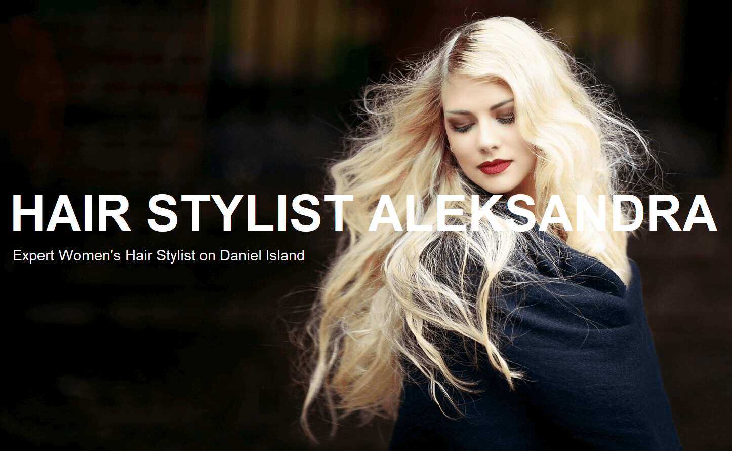 Hair Stylist Aleksandra Slider
