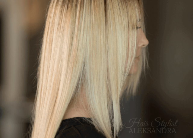 Special technique blending in the highlights